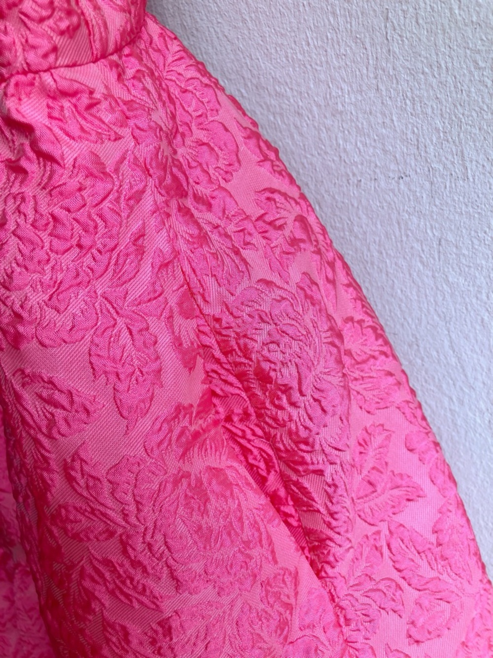 Hutch Tiered Corset Midi Dress Size 2P Barbie Pink Tiered Ruffles Formal Prom - Picture 8 of 13